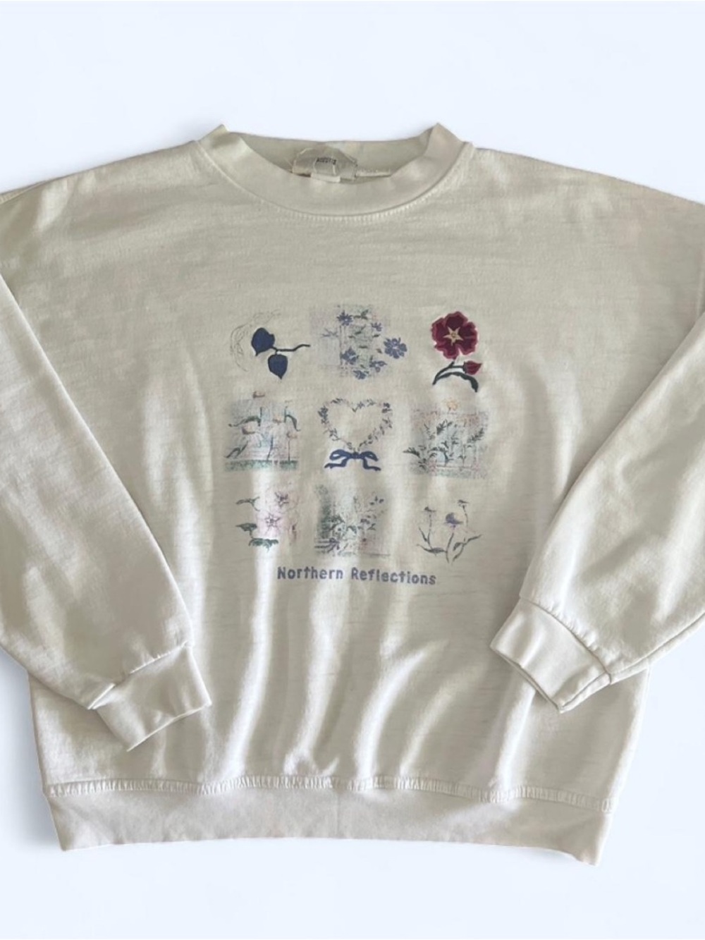 Vintage Northern Reflections Floral Sweatshirt Cottagecore 90s Crewneck S
